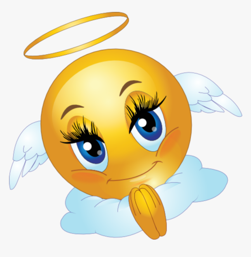 Transparent Angel Emoji Png - Angel Emoji, Png Download, Free Download