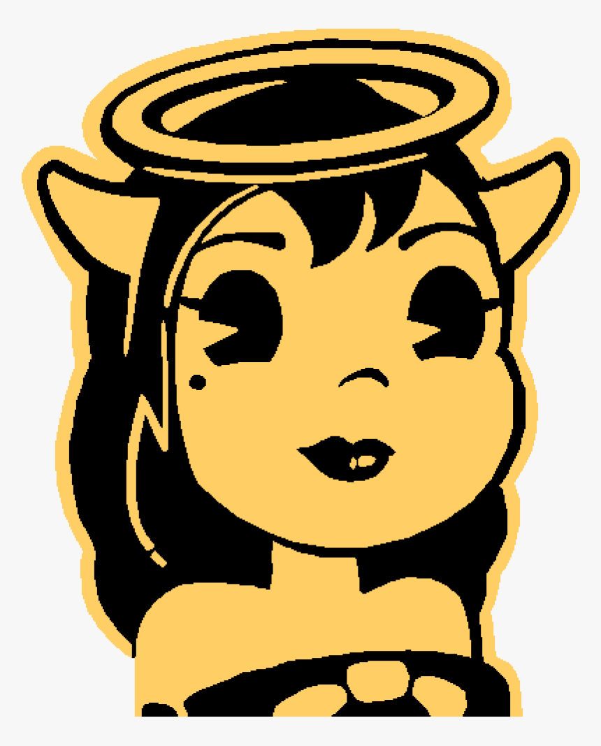 Transparent Angel Face Png - Bendy And The Ink Machine Characters, Png Download, Free Download