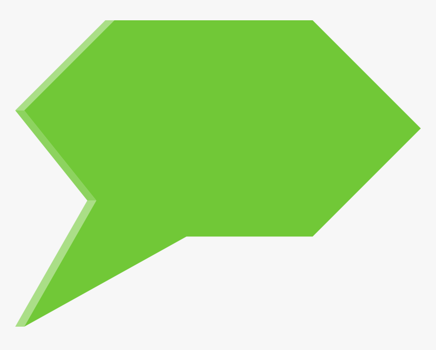 Speech Bubble Transparent Green, HD Png Download, Free Download