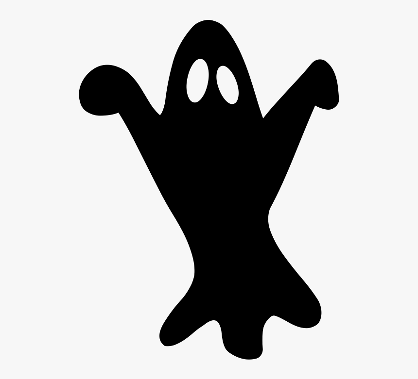 Transparent Ghost Clipart Png - Black Ghost, Png Download, Free Download