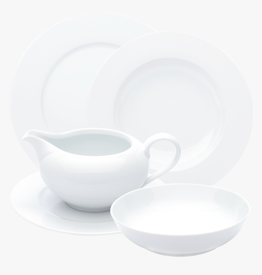 Aronda White Soup Plates – Set Of 6, 23cm Diameter, Dishwasher & Microwave Safe Ceramic