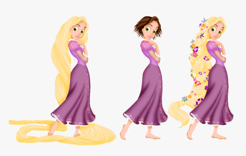 Hair Transparent Rapunzel - Rapunzel Hair, HD Png Download, Free Download