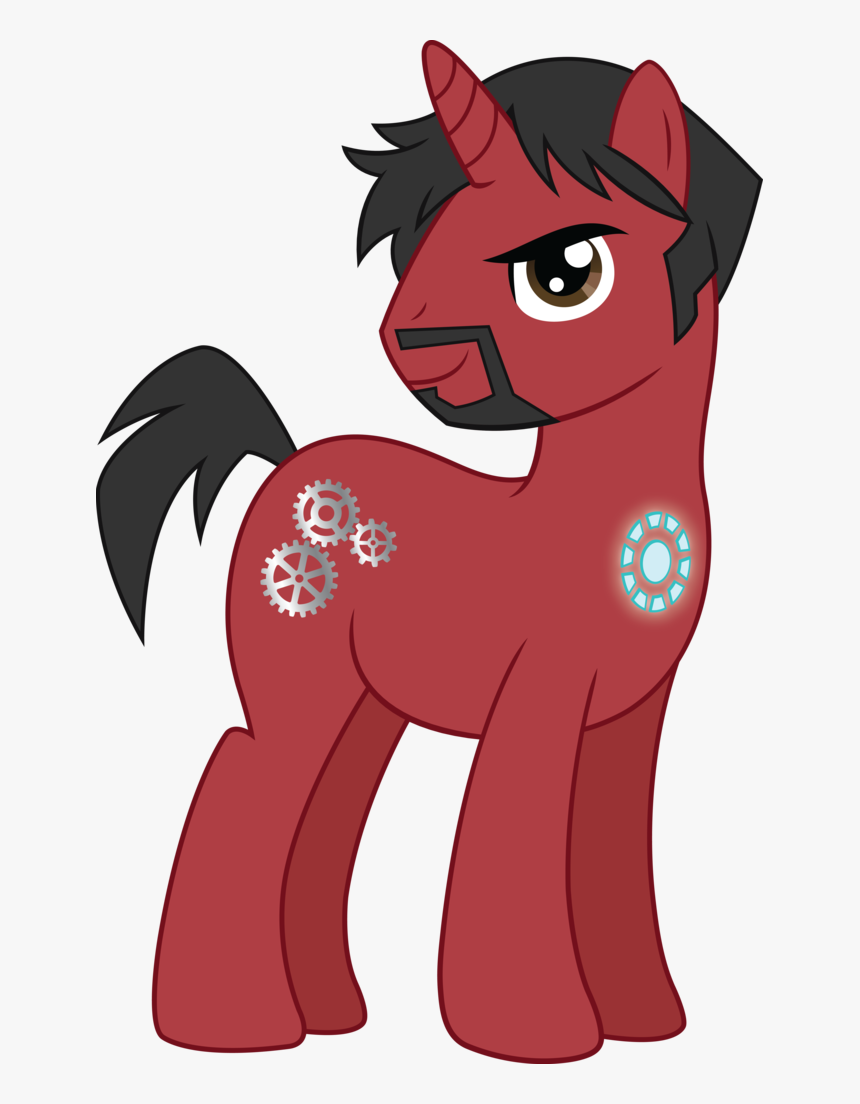 Arc Reactor Artist Icantunloveyou Facial Hair - Iron Man Pony, HD Png Download, Free Download