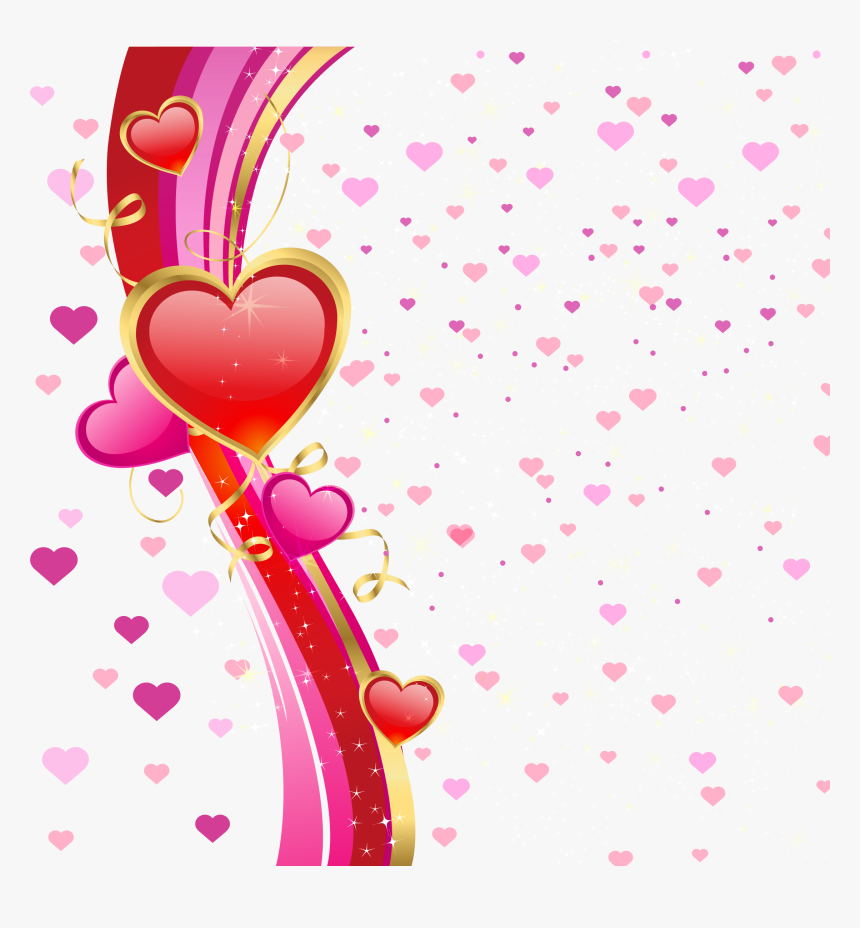 Hearts Background Png Background Valentine Vector, Transparent Png, Free Download