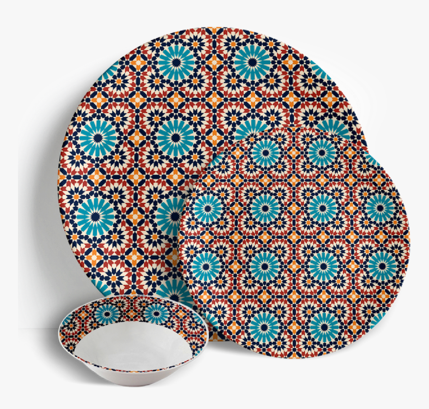 Marrakech Azure Dinner Set - Tableware, HD Png Download, Free Download