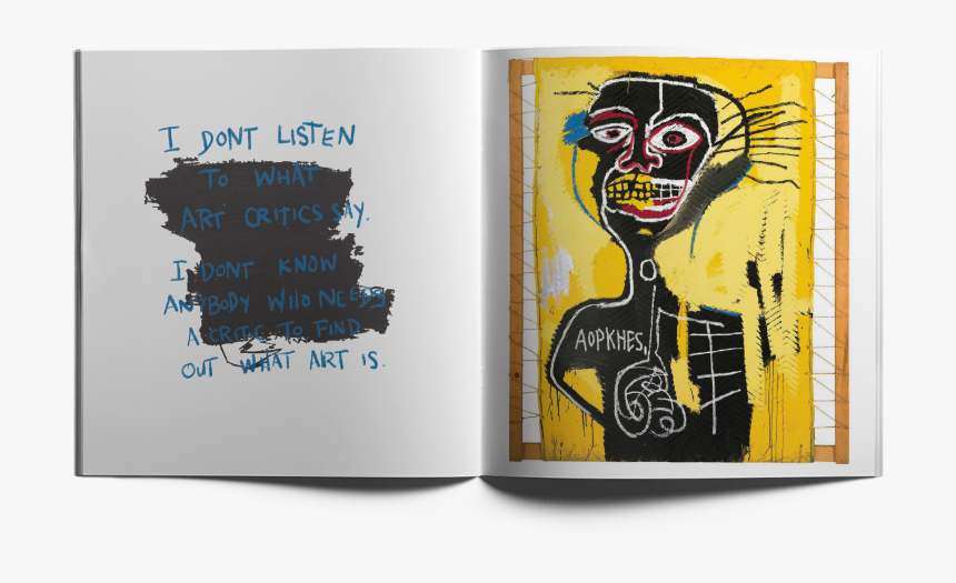 Basquiat Spread 4 No Background - Jean Michel Basquiat Opere, HD Png Download, Free Download