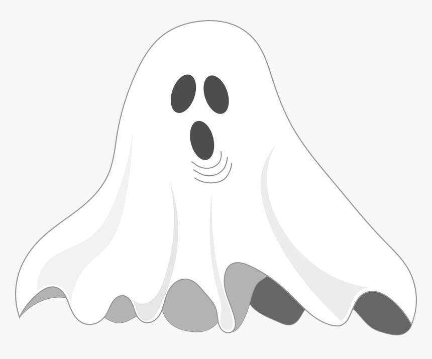 Ghost, Spooky, Cheeky, Ghostly, White - Ghost For Kids, HD Png Download, Free Download