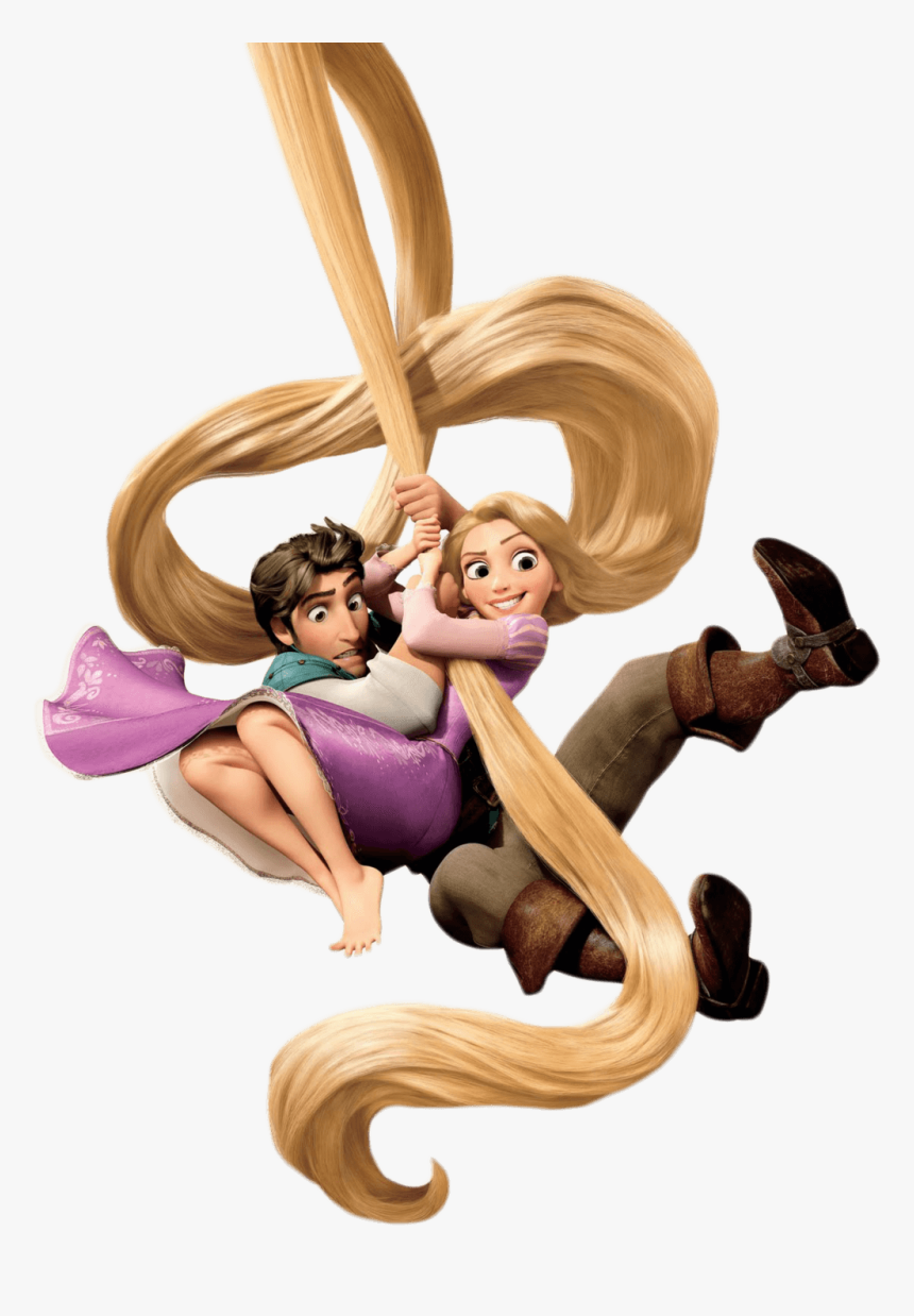 Rapunzel Hanging - Tangled Rapunzel Feet And Flynn Rider, HD Png Download, Free Download