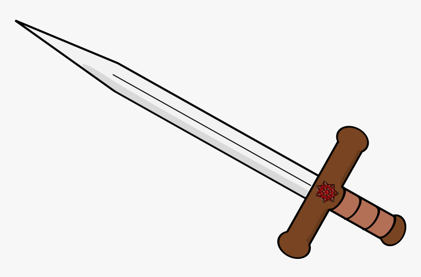 Sword Clip Art - Double Edged Sword Icon, HD Png Download, Free Download