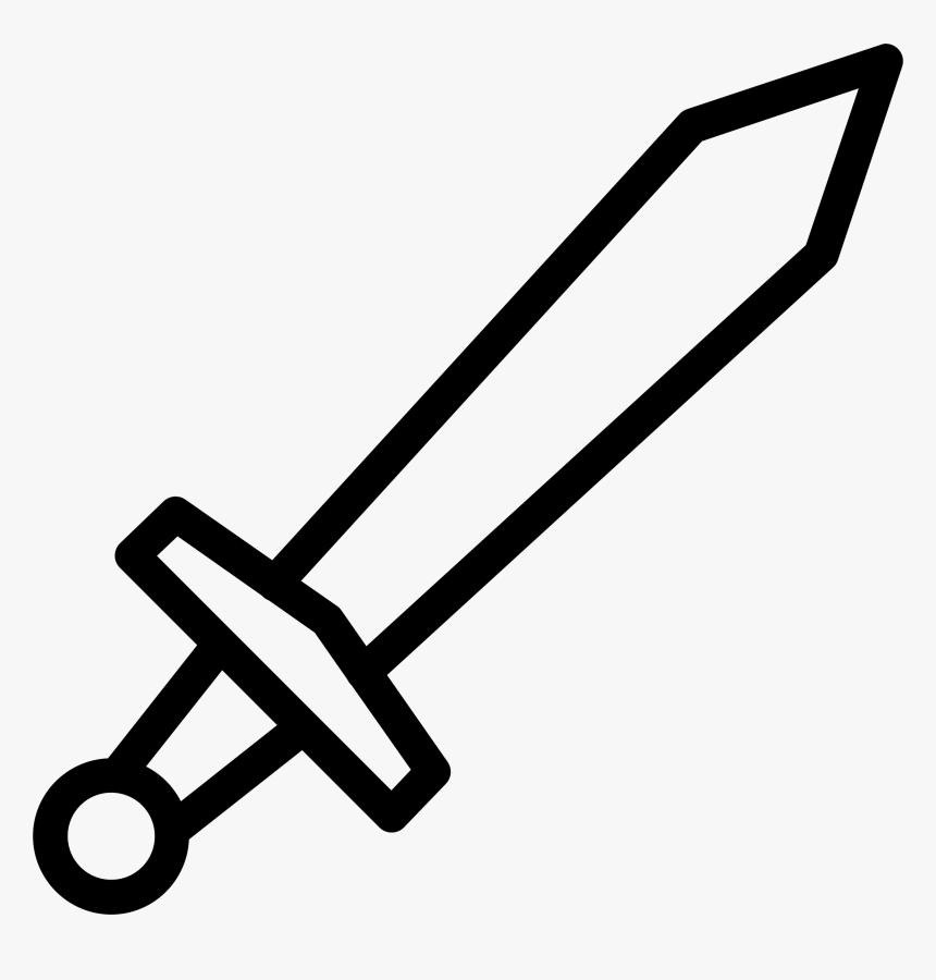 Computer Icons Sword - Sword Icon, HD Png Download, Free Download