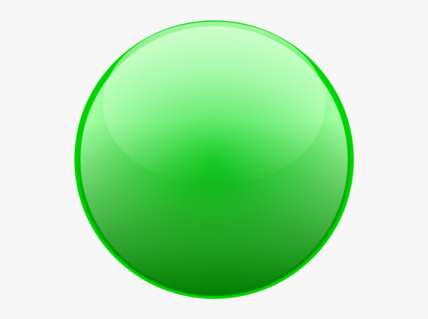 Green Clipart Donuts - Green Ball Transparent Background, HD Png Download, Free Download