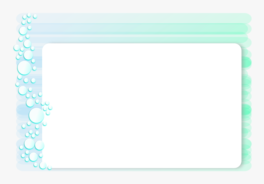 Bubbles - Border Presentation Png, Transparent Png, Free Download