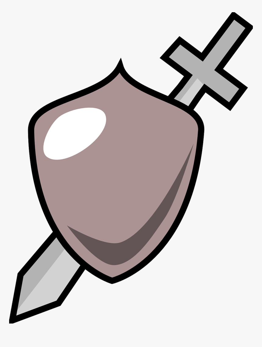 Clip Art Online - Animated Sword And Shield, HD Png Download, Free Download