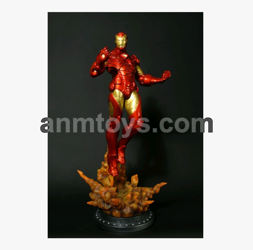 Iron Man Flying - Iron Man Bowen Statue, HD Png Download, Free Download