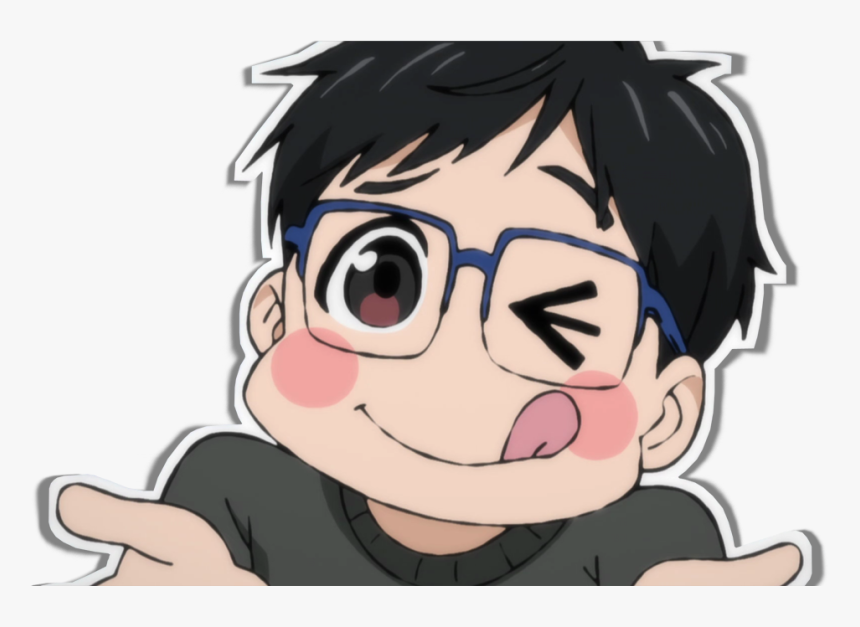 Clip Art Goofy Anime Face - Yuri On Ice Png, Transparent Png, Free Download