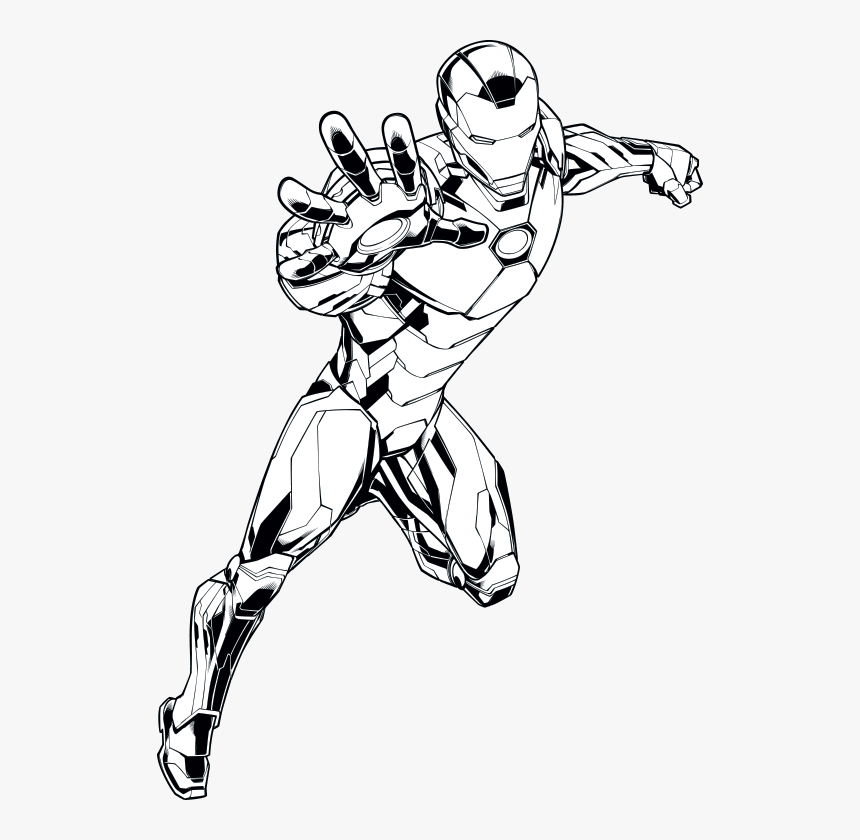 Iron Man Draw Armor, HD Png Download, Free Download