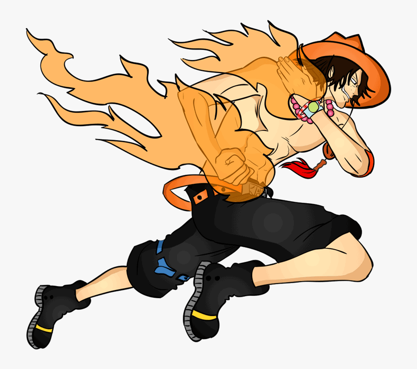 One Piece Ace Vector, HD Png Download, Free Download