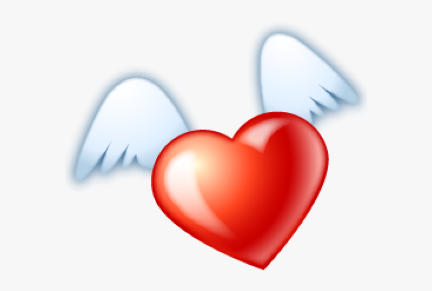 Heart Png Free Image Download - Heart With Wings Png, Transparent Png, Free Download