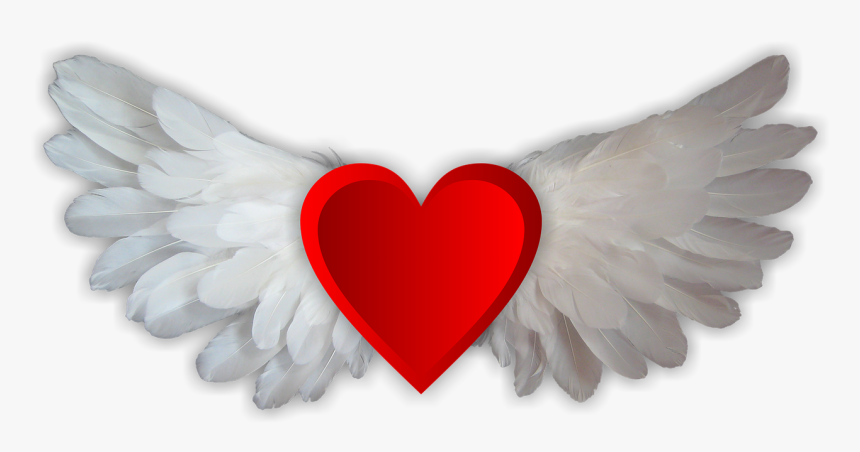 Transparent Heart With Wings Clipart - Logo Good Morning My Darling, HD Png Download, Free Download