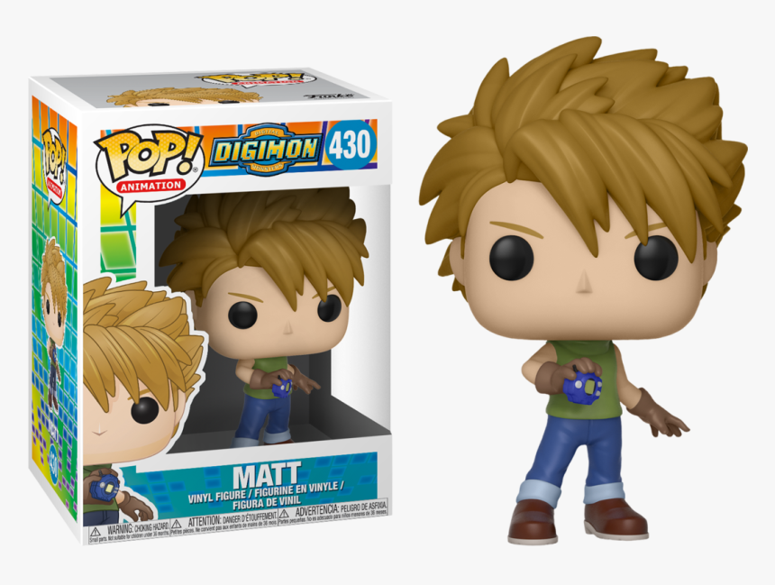 Transparent Digimon Png - Funko Pop Digimon Matt, Png Download, Free Download