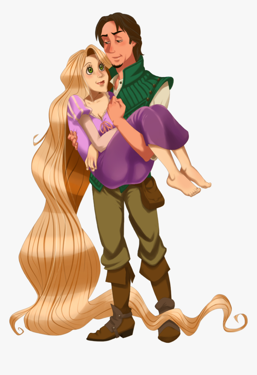 Rapunzel Flynn Rider Concept Art Tangled - Rapunzel E Flynn Png, Transparent Png, Free Download