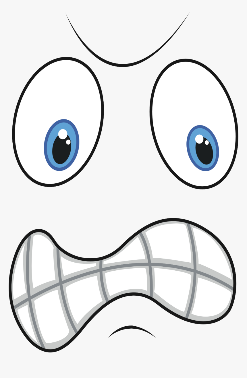 Anger Clip Art - Cartoon Png Faces, Transparent Png, Free Download