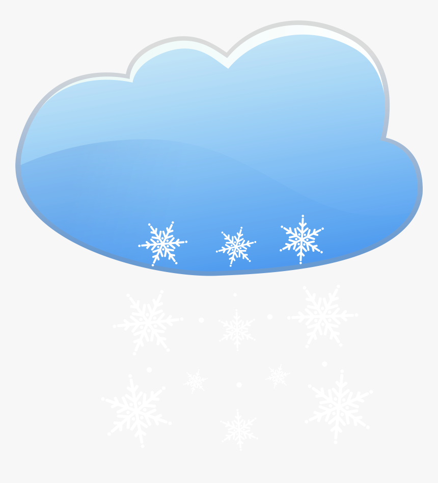 Cloud And Snow Weather Icon Png Clip Art, Transparent Png, Free Download