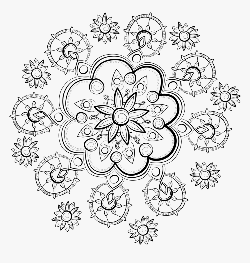 Pattern Png Transparent Flower, Png Download, Free Download