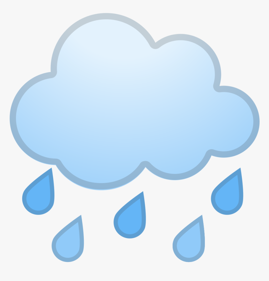 Cloud With Rain Icon - حاله واتس ريحه مطر, HD Png Download, Free Download