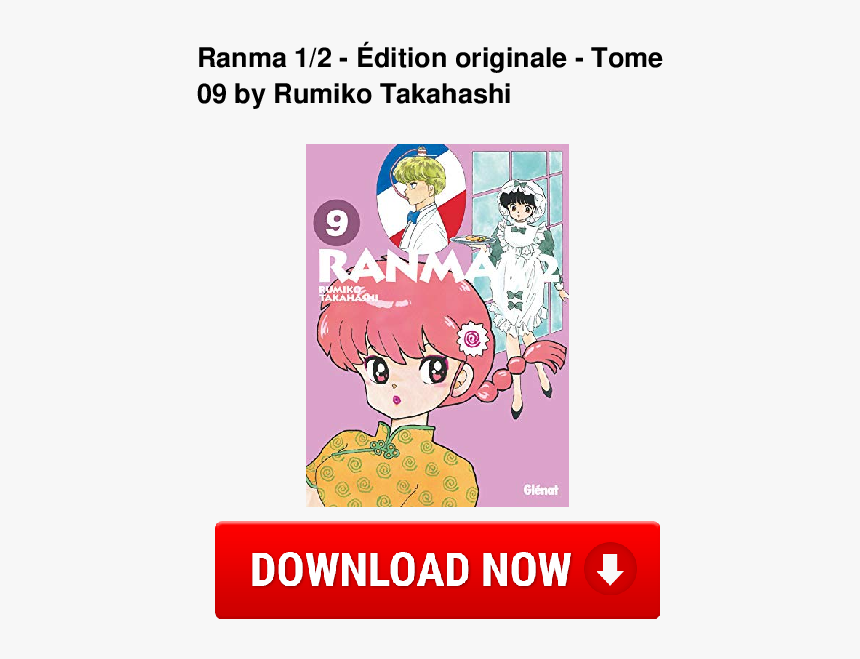 Ranma 1 2 Tome 9, HD Png Download, Free Download