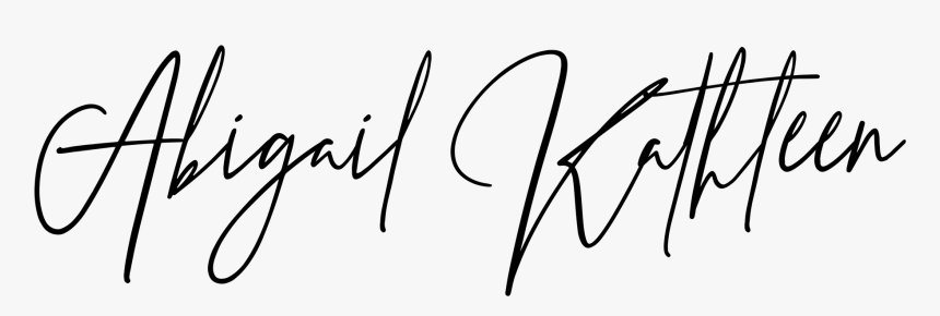 Abigail Kathleen - Calligraphy, HD Png Download, Free Download