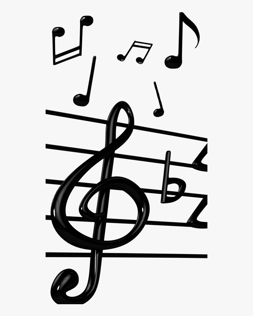 Free 3d Music Notes Musical Elements Png Renders Download - Free 3d Musical Notes, Transparent Png, Free Download