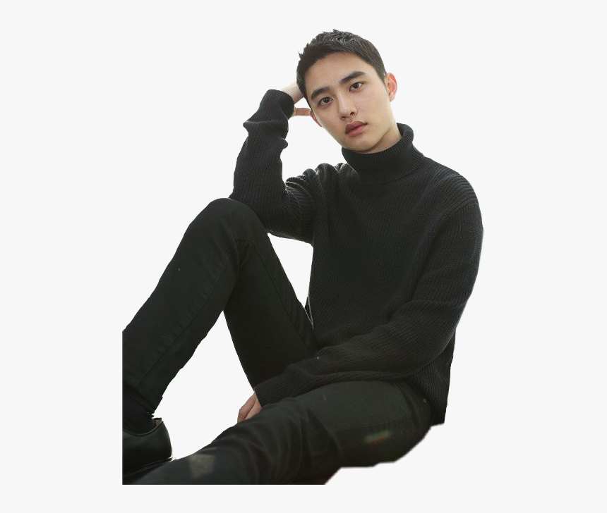 #exo #kyungsoo #exokyungsoo #do #exodo #dokyungsoo - Kyungsoo Sitting, HD Png Download, Free Download