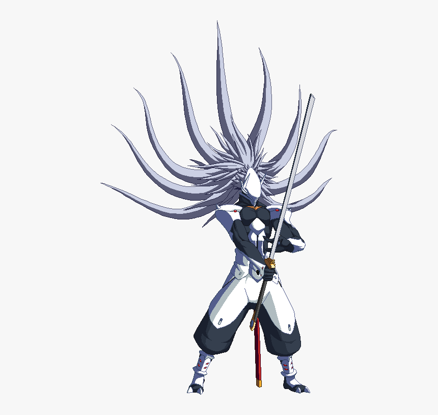 Blazblue Hakumen Gif Mugen, HD Png Download, Free Download