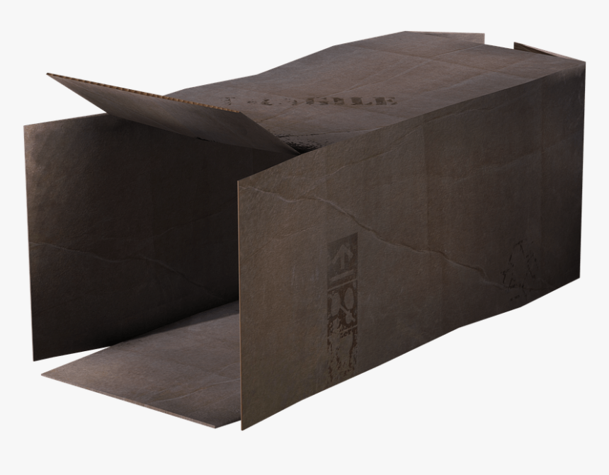 Cardboard Box Open - Table Fan On Cardboard, HD Png Download, Free Download