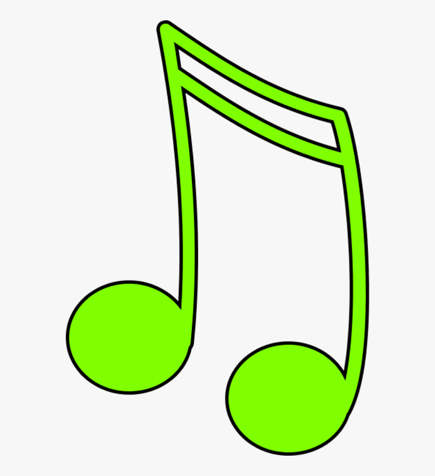 Music Clipart Green - Colored Music Notes Clipart, HD Png Download, Free Download