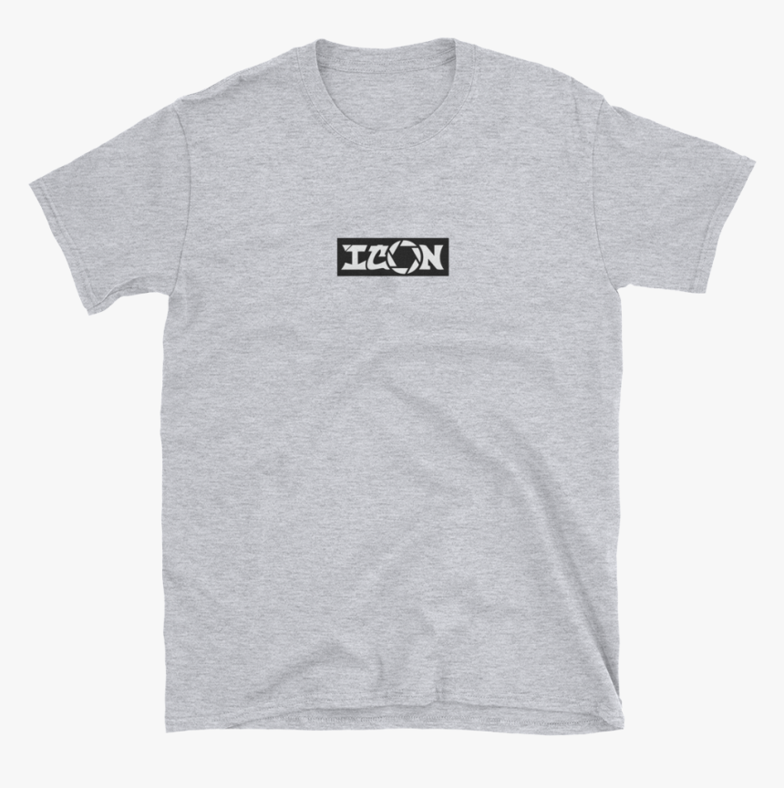 Icon Box Logo Grey Mockup Front Flat Sport Grey - Funny T Shirts, HD Png Download, Free Download