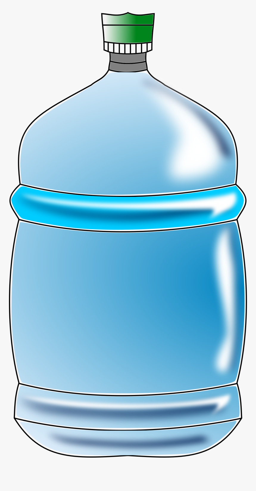 Clip Art Bottle Water Clip Art - Gallons Of Water Clipart, HD Png...