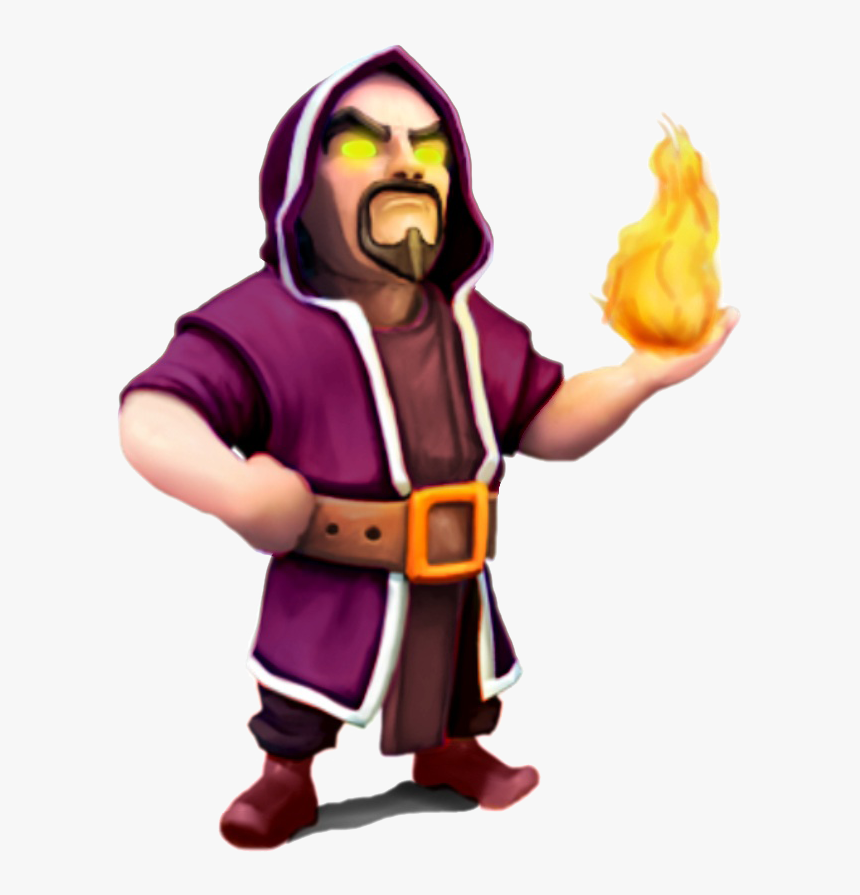 Clash Of Clans Goblin Magician Golem - Wizard Clash Of Clans Png, Transparent Png, Free Download