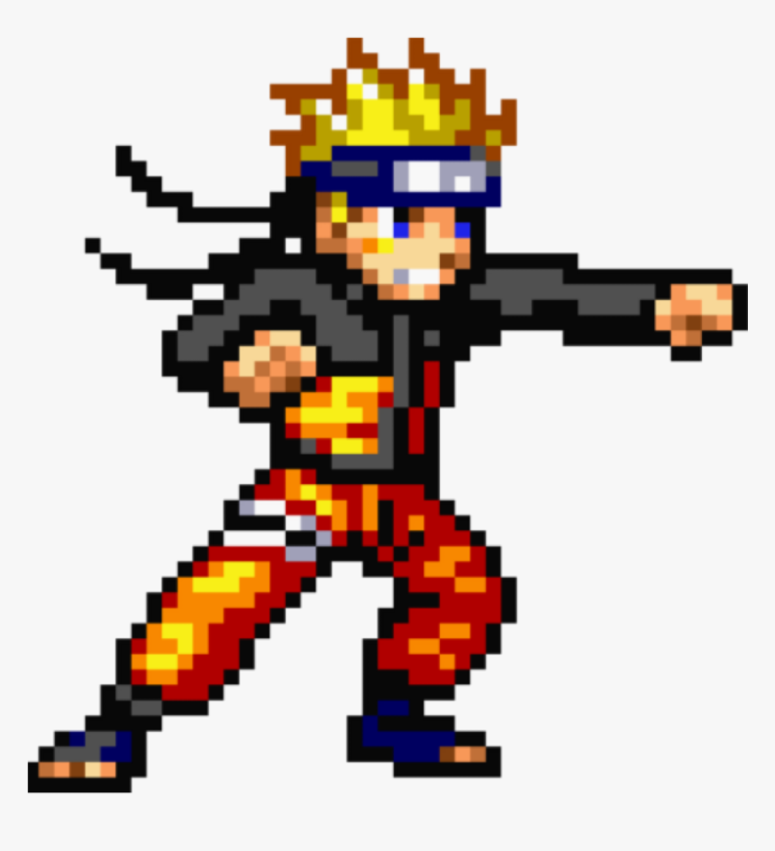 Naruto Sprite Mugen Freetoedit Naruto Pixel Art Png Transparent Png Kindpng