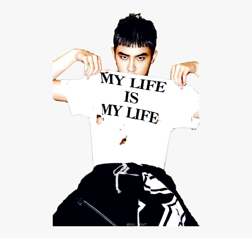 #exo#exo Edit#exo Edits#kim Jongin#byun Bacon#byun - Exo Do My Life Is My Life, HD Png Download, Free Download