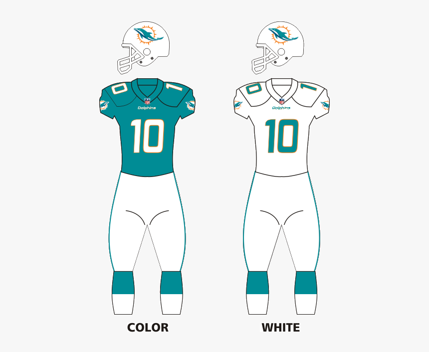 miami dolphins home uniforms