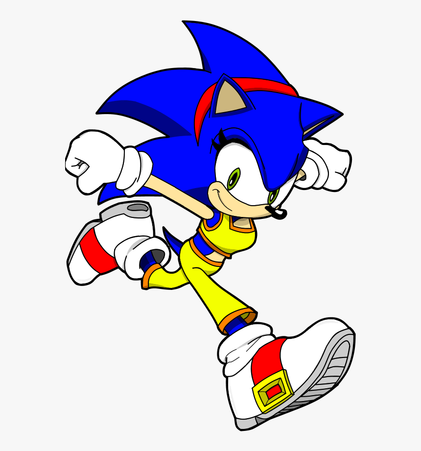 Sonic Female Sonic, HD Png Download, Free Download