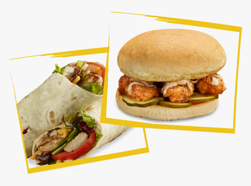 Sandwiches & Wraps - Fast Food, HD Png Download, Free Download