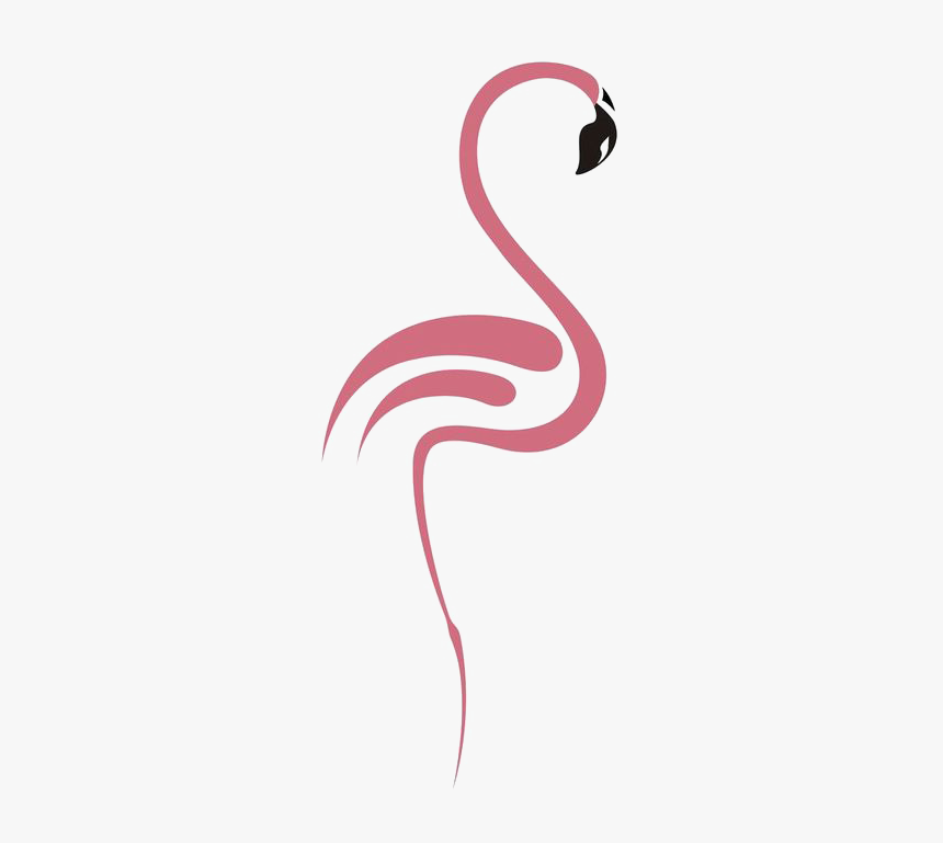 Tattoo Flamingo Watercolor Flamingos Painting Drawing - Flamingo Clipart Watercolor Flamingo, HD Png Download, Free Download