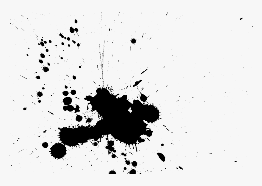 Paint Splatter Png , Transparent Cartoons - Black And White Paint Splatters, Png Download, Free Download