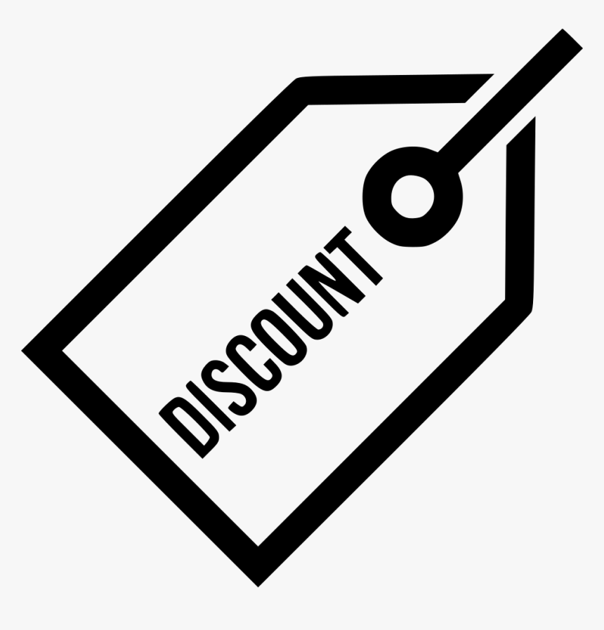 Discount Tag - Discount Png Black, Transparent Png, Free Download