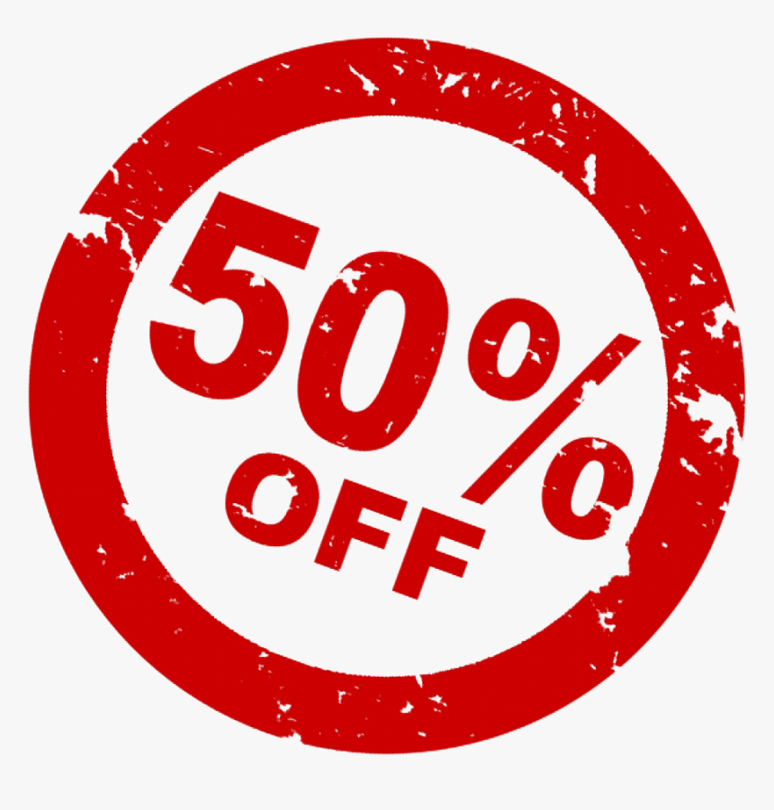 50% Off Discount Png - 50% Discount Png, Transparent Png, Free Download