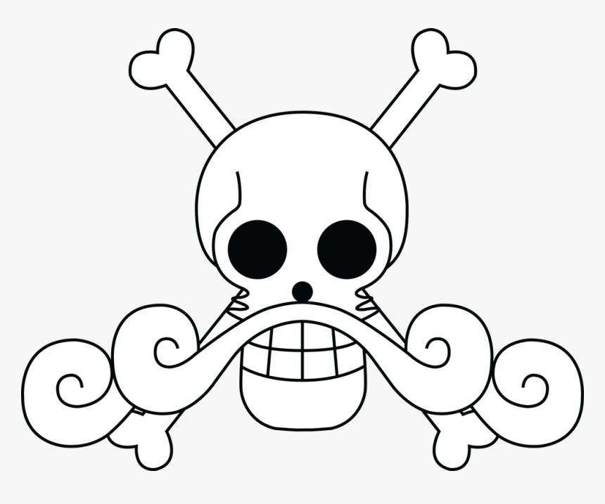 Drawing Pirates Pirate Flag Banner Freeuse Stock - One Piece Gol D Roger Jolly Roger, HD Png Download, Free Download