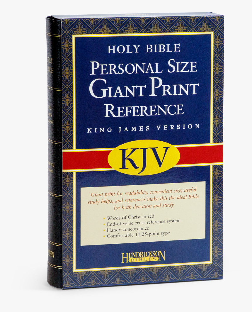 Hendrickson Kjv Personal Reference Bible Giant Print, HD Png Download, Free Download